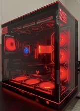 Custom/Whitebox RGB Gaming Desktop Tower PC Black Tempered Glass Case