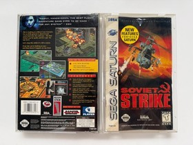 Soviet Strike Sega Saturn - NTSC-U/C USA VGC - High Quality Packing -Tracked