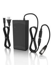 3-Pin 54.6V 2A Charger for Ridstar Q20/Q20 Lite Fat Tire 1000W Motor