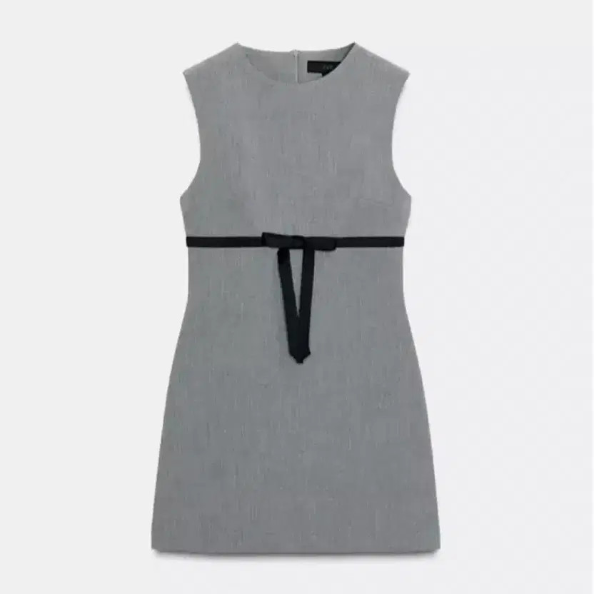 Zara Satin Ribbon Mini Dress S