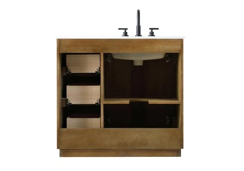 Elegant Lighting VF29036 Chase 36" - Wood - Picture 8 of 12