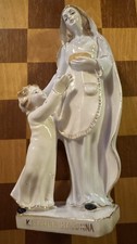 VINTAGE Kitchen Madonna w/Child Ceramic Glaze...