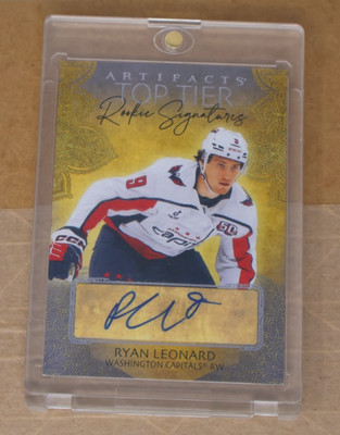 Ryan Leonard 2025-26 UD Artifacts Top Tier Rookie Signatures Auto