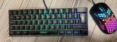 Gaming Set *** RedThunder G62 RGB Tastatur + Trust RGB Maus *** Kabelgebunden