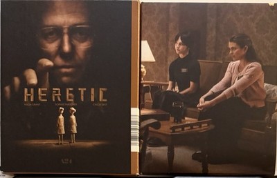 HERETIC (Blu-Ray, 2024) A24 Limited Edition In Slipcase w/Postcard Art Cards