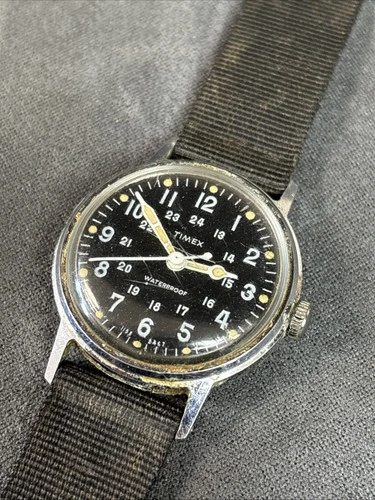 Military Style Black Dial GMT Stainless Steel Vintage Ref.#1158-2467