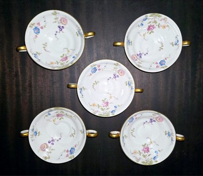 Vintage Castleton Sunnyvale China Cream Soup & Saucer Set