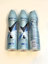 3PK Degree Ultraclear Antiperspirant & Deodorant Dry Spray 72-Hour Black + White