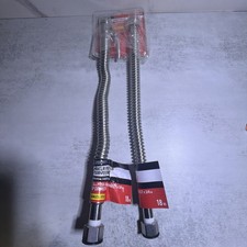 Everbilt 3/4 in x 3/4 in. FIP 18" Water Heater Connection Kit New Open Box