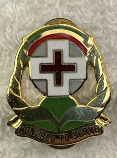 Original: US Army Hospital Asmara DI /DUI / crest CB 31726