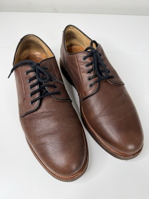 Samuel Hubbard Highlander Oxford  Shoes Mens 11 M Brown Pebbled Leather Casual