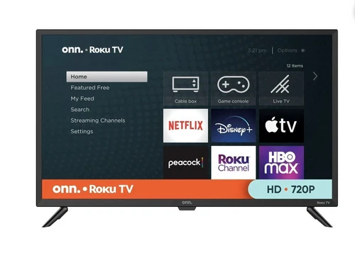 Onn. 32” Class HD (720P) LED Roku Smart Television