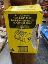 CHERNE 8" Test Ball SEWER PIPE PLUG 