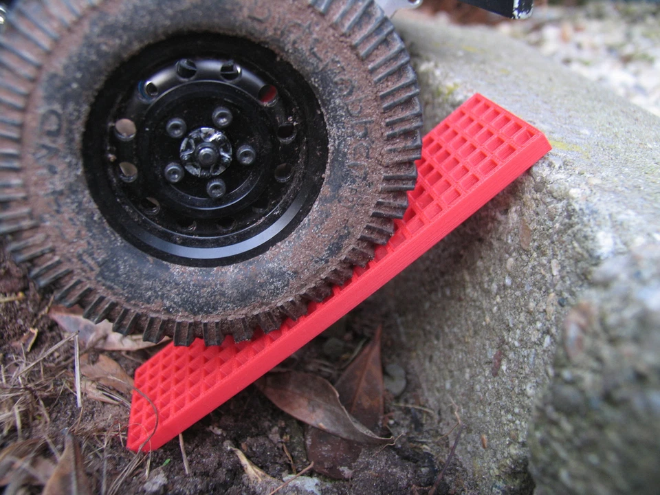 2pcs RC waffle boards 1/10th scale sand ladders axial rc4wd recovery TOY - Image 3 of 4