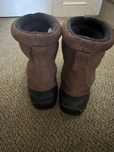 Columbia Boot Mens 9.5 Shackleto Winter MidCalf Pull On YM1208-250 Brown Leather - Picture 3 of 5