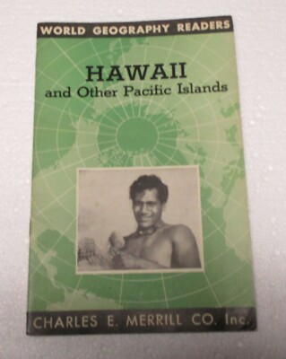 Hawaii and other Pacific Islands by Charles E. Martz, 1949, Vintage travel book 