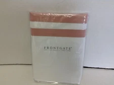 4 Frontgate Hamptons Stripe Linen Kitchen Dining Table Napkins Blush 20"x20"