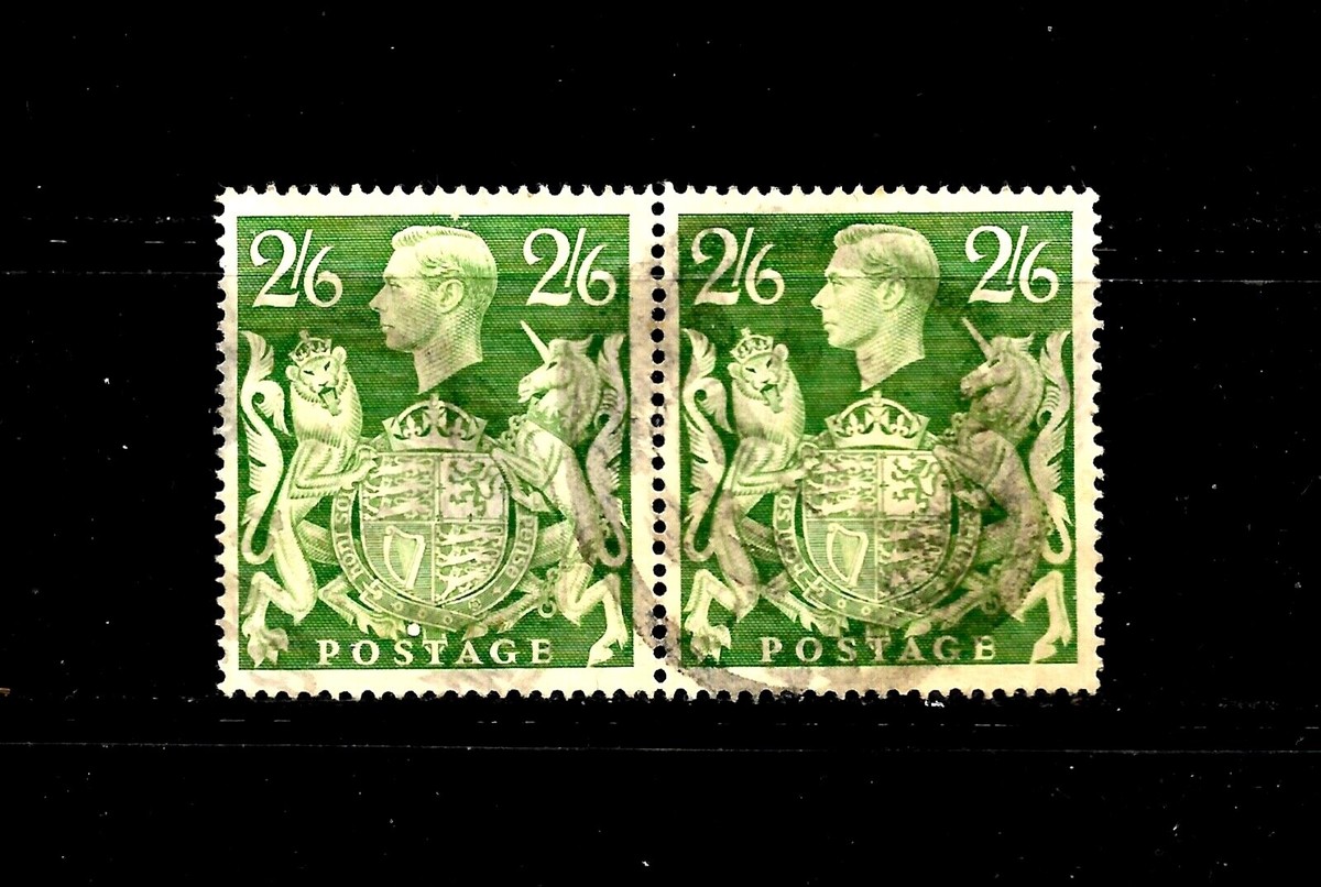 GB 1939 King George VI, 2'6 Green Definitive Stamp, Sg 476b, FU | eBay