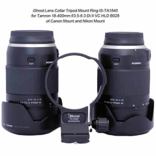 Lens Collar Tripod Mount Ring Support for Tamron 18-400mm f/3.5-6.3 Di II VC HLD - 第 5/12 張圖片