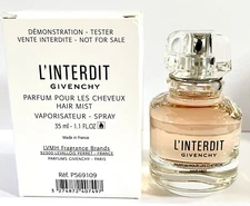 L' interdit BY GIVENCHY HAIR MIST Tester Bottle With a Tester Box New