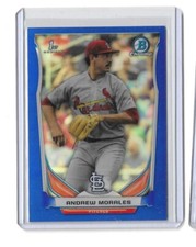 2014 Bowman Draft - Chrome Blue Refractor #CDP76 Andrew Morales /399 (RC)