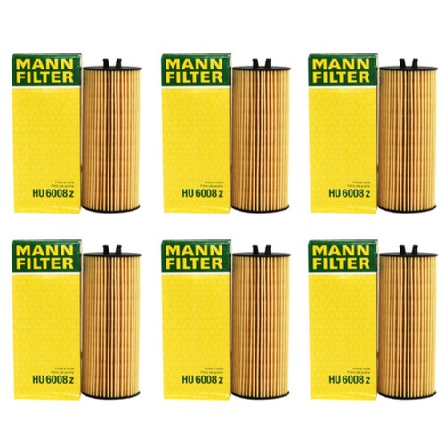 6 Pack OEM Mercedes Oil Filter Made in Germany 278 180 00 09 MANN