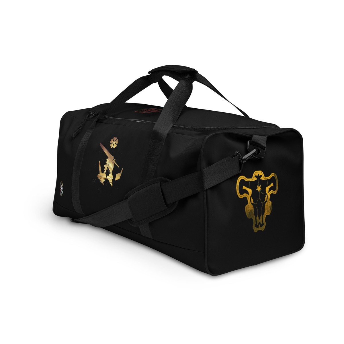 Black Bulls Black Clover 🍀 Anime Gym bag Duffle | eBay