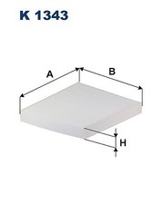 FILTRON K 1343 Filter, Innenraumluft für BUICK,CADILLAC,CHEVROLET,OPEL,VAUXHALL
