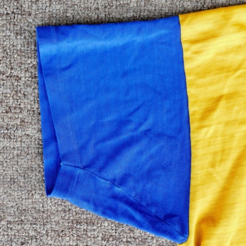 Vintage athletic wear by Mason jersey shirt Medium yellow blue 1960s? 1970s? M - Picture 6 of 18