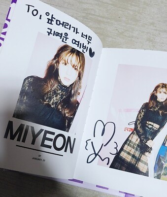 G)I-DLE [I AM] Miyeon debut ALBUM signing event +handwritten