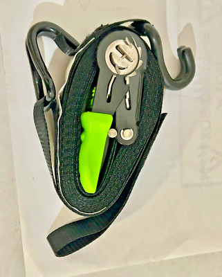 Progrip Heavy Duty Ratchet & Sliding Buckle w/Double J Hooks 16' x 1''. New