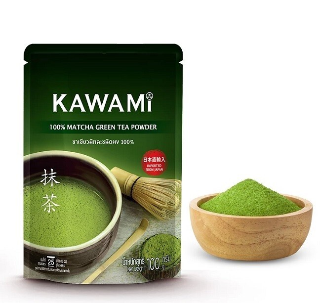 KAWAMI 100% Natural Matcha Premium Japanese Green Tea Powder from