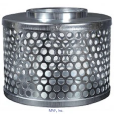 Strainer Round Hole 3" Female NPT 304 Stainless Steel Suction Hose RHSS35B