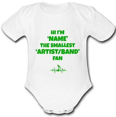 Polyphia babygrow Baby vest grow music pesonalised fan gift g