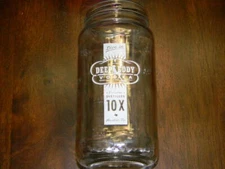 Deep Eddy Vodka - Mason Jar type glass, logo on front, ounces on sides-Excellent