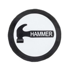Hammer Bowling Ball Circle Shammy Pad - Black/White