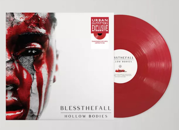 Blessthefall - ПОЛЫЕ КОРПУСА - Виниловая пластинка КРАСНОГО цвета - НОВАЯ И ЗАПЕЧАТАННАЯ!!