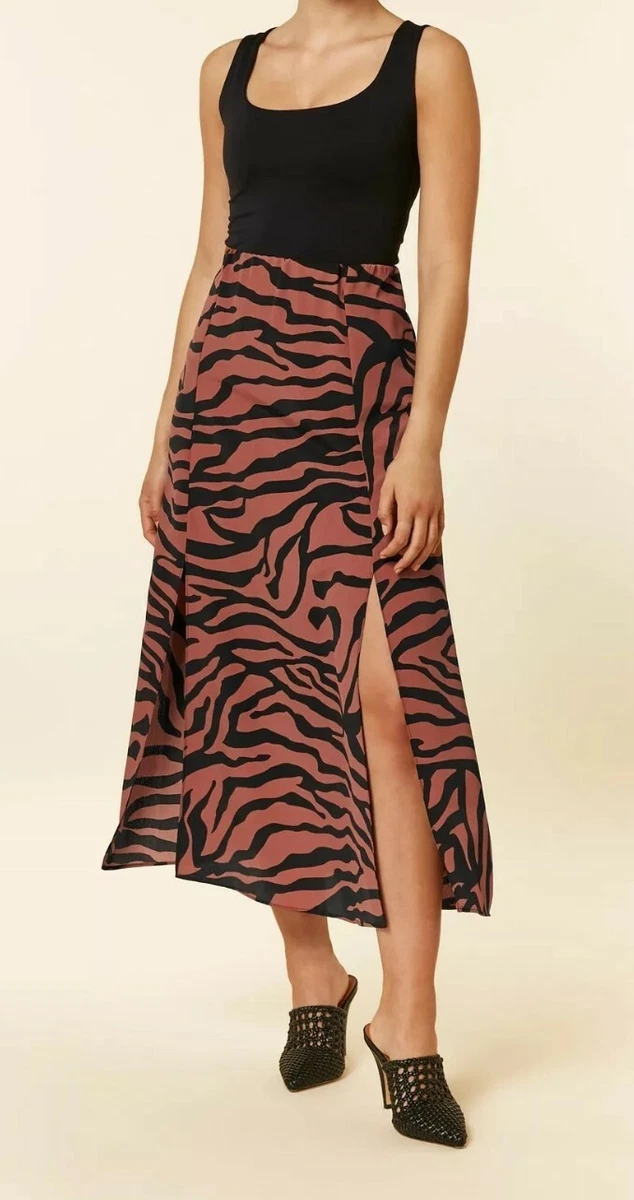Animal print top skirt wallis