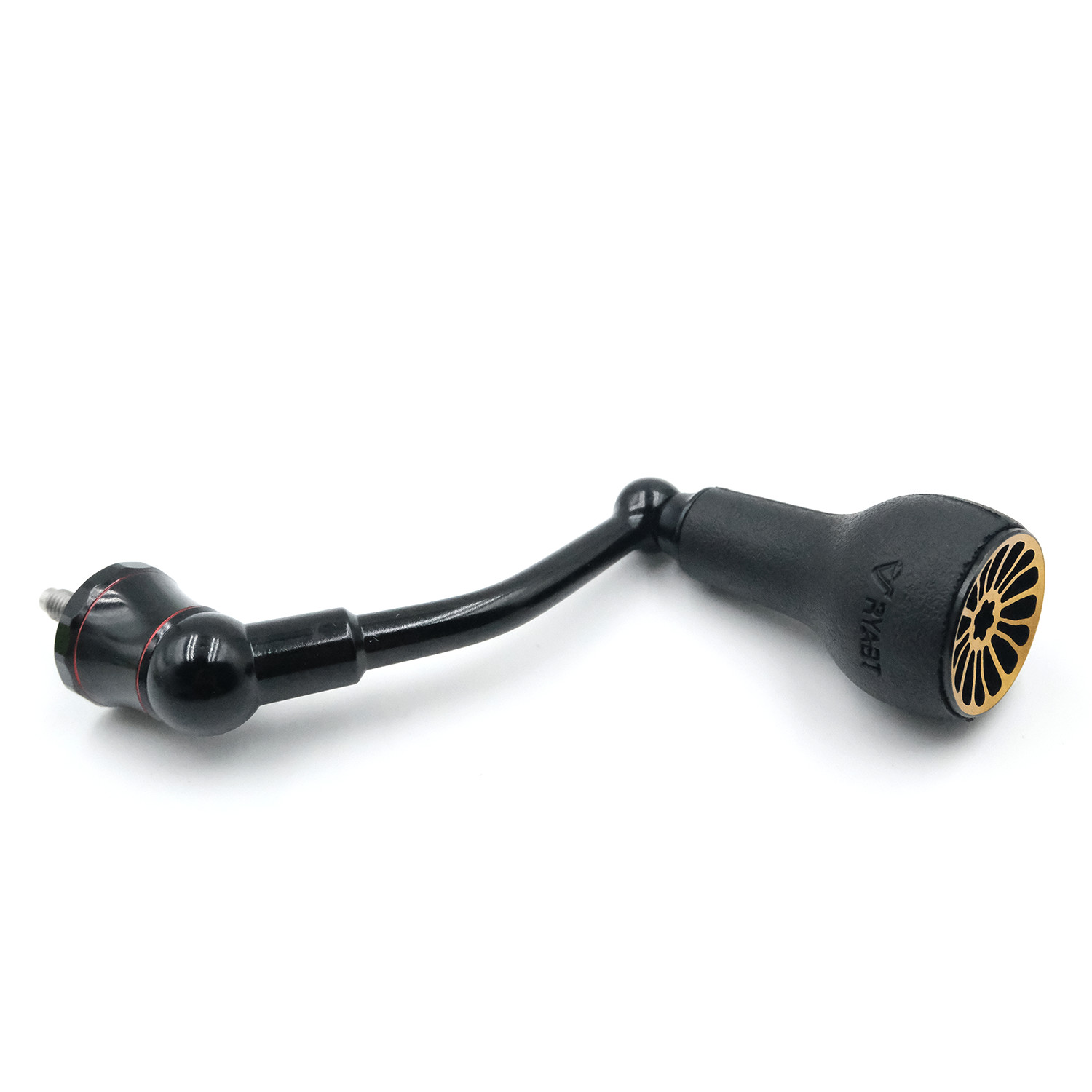 Spinning Handle W/TPE Black Knob 27mm for Shimano Stradic FL