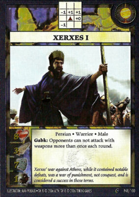 ANACHRONISM PROMO Xerxes I P48 gem mint condition