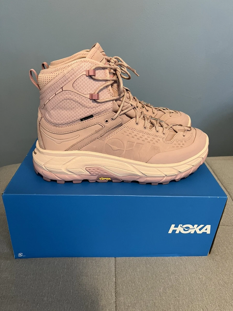 Hoka One One Tor Ultra HI GORE-TEX Boots Mauve Peach Purple Size 11 1129958 PMPW