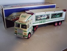 1997 Hess Toy Truck and Racers with Original Box - HS-F4-S