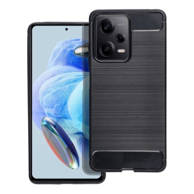 FÜR XIAOMI REDMI NOTE 12 PRO 5G - CARBON Schwarz Handy Schutz Tasche Case Hülle