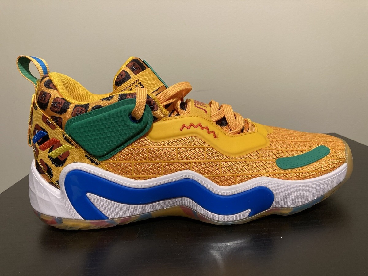 Adidas D.O.N. Issue #3 LEGO Yellow Spida Men's Basketball Adidas D.O.N. Issue #3 LEGO Yellow Spida Men's Basketball