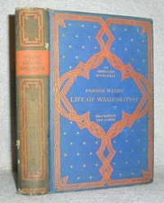 Antique American History Book Life of US President George Washington Weems 1927