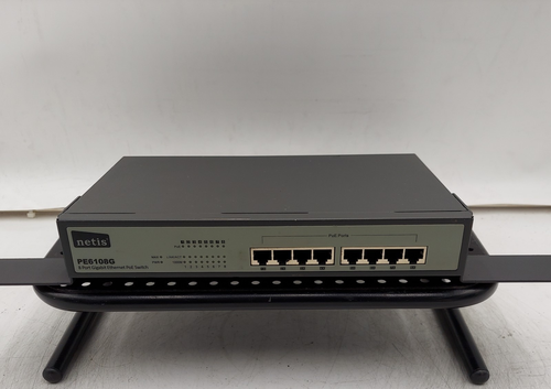 NETIS PE6108G Unmanaged 8-Port Gigabit Switch with 8 PoE Port 120W IEEE802.3af/a - Picture 1 of 7