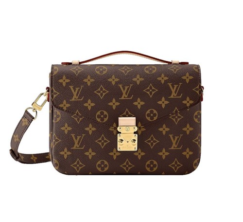 小物 LOUIS VUITTON Louis Vuitton Pochette Accessoire Monogram Brown Used Japan Bag