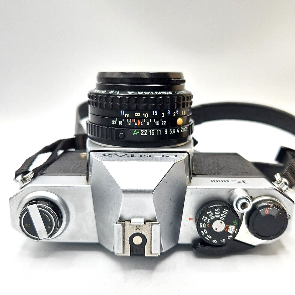 Пленочная камера Pentax K1000 35 мм SLR с комплектом объективов 50 мм - протестирована и работает отлично! - Изображение 4 из 4