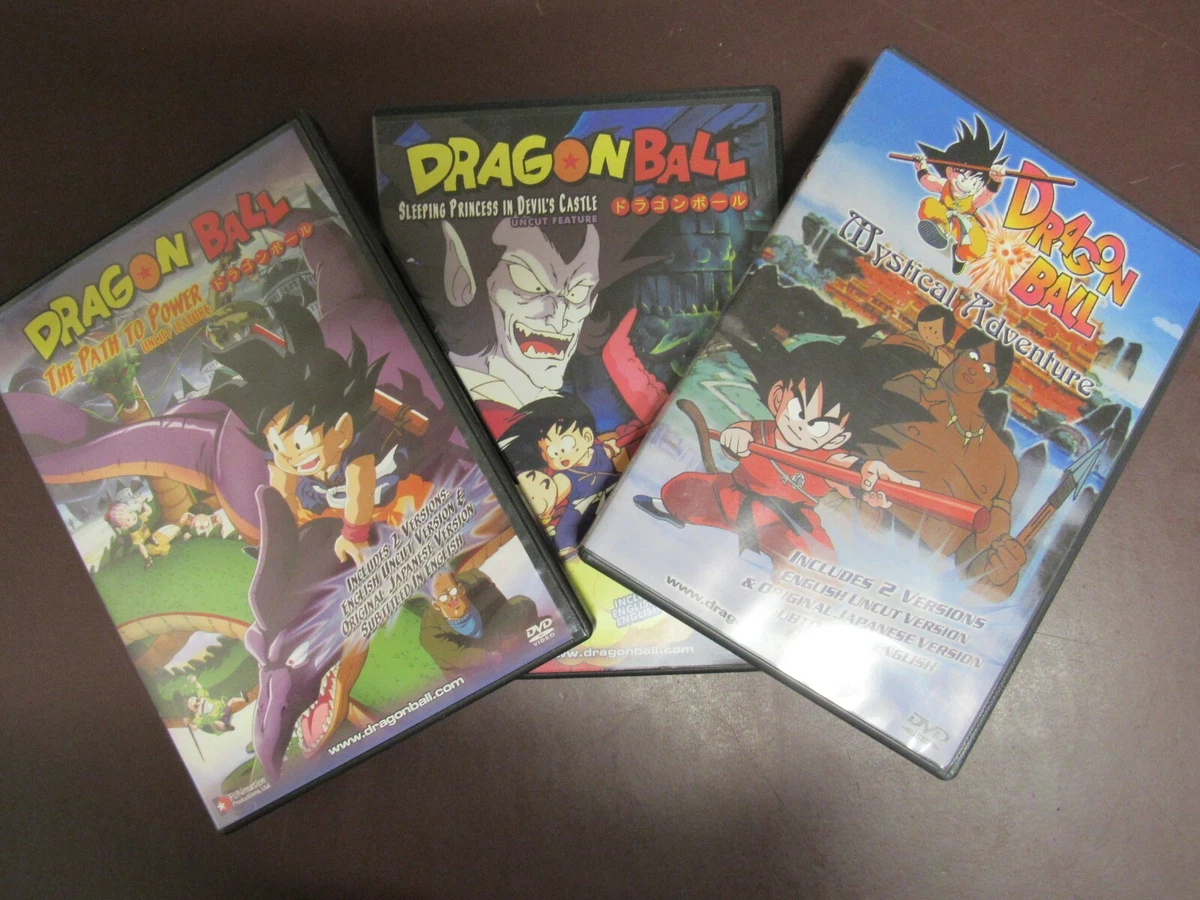 Dragon Ball Z 3 Movie Box DVD English Japanese Subtitle in