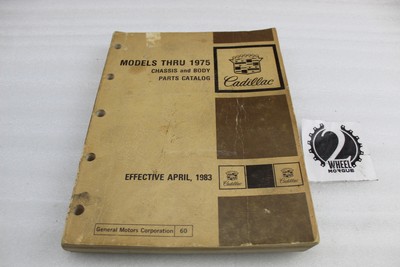 Cadillac catalog parts